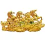 Vastu Five Running Horses Showpiece - Golden (9 cm x 16 cm x 6 cm), 3 image