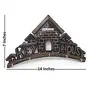 Wooden Wall Hanging Key Holder Home Shaped, 4 image
