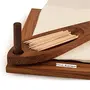 Wooden Beautiful Design 2 Compartments Wooden Napkin Holder Size(7.5 x7.5 x3.1) Inch, 5 image