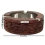 Wooden Antique Ashtray Brown, 4 image