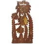 Brown Wooden Wall Hanging - Set of 2, 3 image