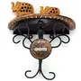 Wood & Wrought Iron Hand Carved Big Wall Bracket, 4 image
