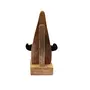 Handmade Wooden Nose Shaped Spectacle Specs Eyeglass Holder Stand with Moustache, 4 image