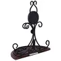 Handicrafted Beautiful Wood & Wrought Iron Fancy Wall Bracket/Shelve for Living Room Decoration, 5 image