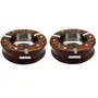 Wooden White Inlay Ashtray Pack of 2, 2 image