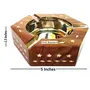 Handmade Wooden Ashtray Hexagon Shape for Home Office Car Gifts, 6 image
