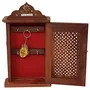 Wooden Key Holder Hanger Box Jali Design Wall Hanging Decorative Handicraft Gift, 4 image