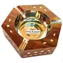 Handmade Wooden Ashtray Hexagon Shape for Home Office Car Gifts, 3 image
