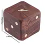 Wooden Paper Weight Dice Model Home Office Decor Handicraft Gift Item, 3 image
