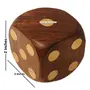 Wooden Paper Weight Dice Home Office Decor Handicraft Gift, 3 image