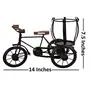 Black Rickshaw Small Cycle Bullet Bike Showpiece - Pack of 3 Decorative Showpiece, 3 image