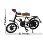 Black Rickshaw Small Cycle Bullet Bike Showpiece - Pack of 3 Decorative Showpiece, 5 image