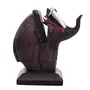 Wooden Elephant Shape Eyeglass Spectacle Holder Hand Carved Display Stand Home Decorative, 5 image