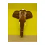 Handmade Elephant Head Handicraft (Carved from Rose Wood) 8 Inches, 2 image