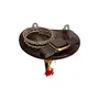 Handmade Temple Elephant Head Wall Stand Handicraft (Carved from Mahogany Wood) 7 Inches, 2 image