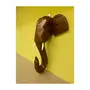 Handmade Elephant Head Handicraft (Carved from Rose Wood) 8 Inches, 3 image