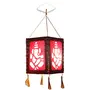 Paper Handmade Hanging Paper Handcrafted Colored Lamp Shade Decoration for Home Garden Parties (Orange Ganesh), 3 image