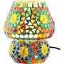 Glass Mosaic Table Lamp Multi Color - G-129, 3 image