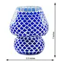 Glass Mosaic Table Lamp Multi Color - G-137, 2 image