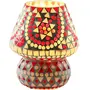 Glass Mosaic Table Lamp Multi Color - G-111, 3 image