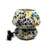 Glass Table Lamp Mosaic Lamp Home Decor Glass Beads Work Holder 7 Inch, 3 image