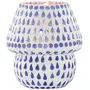 Glass Mosaic Table Lamp Multi Color G-82, 2 image