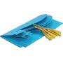 Recycled Paper Handmade Gifting (Sagan) Envelopes-Designer-Blue (Pack of 5 Envelopes), 2 image