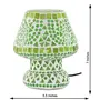 Glass Mosaic Table Lamp Multi Color - G-131, 2 image