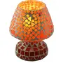 Glass Mosaic Table Lamp Orange Color -1, 3 image