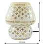 Glass Mosaic Table Lamp Multi Color - G-132, 3 image