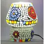 Glass Mosaic Table Lamp Multi Color - G-142, 2 image