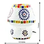 Glass Mosaic Table Lamp Multi Color - G-142, 3 image