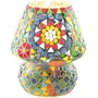 Glass Mosaic Table Lamp Multi Color - G-110, 3 image
