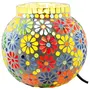 Glass Mosaic Table Lamp Multi Color - G-136, 3 image