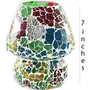 Glass Mosaic Table Lamp Multi Color - G-102, 2 image