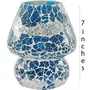 Glass Mosaic Table Lamp Multi Color - G-99, 2 image