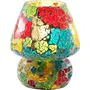 Glass Mosaic Table Lamp Multi Color - G-102, 3 image