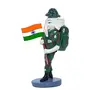 India (Republic/Independence Day Special) Handcrafted Poly-Resin Indian Army Soldier Ganesha Holding Flag of India with Pride Sculpture I Showpiece for Home Decor., 4 image