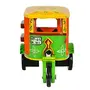 Handmade Colorful Push and Pull Toys Wooden Auto Rickshaw, 3 image