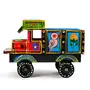 Toolart Handmade Colorful Push and Pull Toys Wooden Truck Vehicle for Kids Color May Vary (H: 6.5 x L: 5 x W: 3.5 Inch), 2 image