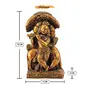 India Handcrafted Krishna Murti for Home Temple | Lord Krishna Idol for Home and Car Dashboard, 3 image