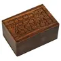 Tree of Life Design Large Keepsake Decorative Engraved Wooden Personalized Natural Wood Memory Visiting Card Box 7.5x5x3.5 Inches, 2 image