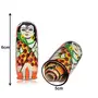 Toolart Hand Paint Wooden Shiv Family Stacking Nested Wood Dolls -Set of 5 Piece, 4 image