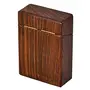 Playing Card Case Holder for Playing Cards Handmade Wooden Brown Decorative Storage Box Without Deck, 4 image