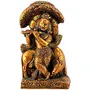 India Handcrafted Krishna Murti for Home Temple | Lord Krishna Idol for Home and Car Dashboard, 2 image