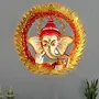 India Traditional Antique Handcrafted Ganesha Wall Hanging for Home Decoration | Home Decorative Wall Hanging | Wall Hanging for Home, 2 image