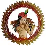 India Antique Handcrafted God Krishna Wall Hanging for Home Decoration | Home Decorative Wall Hanging | Lord Krishna Wall Hanging for Home, 3 image
