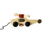 Spinno - Handcrafted Wooden Pull Toy with Rotating Fan, 2 image
