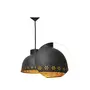 Black and Gold Dome Pendant Lamp, 4 image