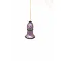 Hand Painted Decorative Purple and Golden Bell from The Artisans of Kashmir-India, 2 image